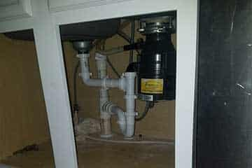 Dallas GA garbage disposal installation.